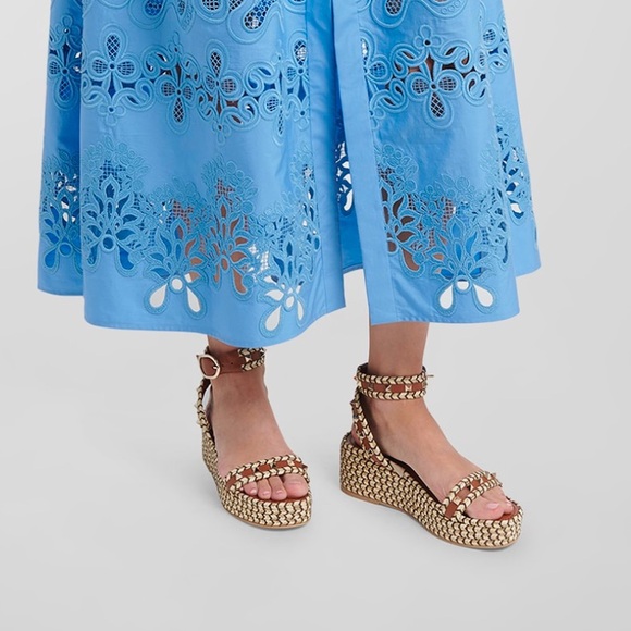 Valentino Rockstud Flatform Espadrilles, size 6 - Picture 2 of 7